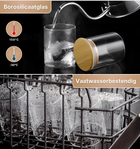 Bocaux de conservation - 280 ml - 10 pièces