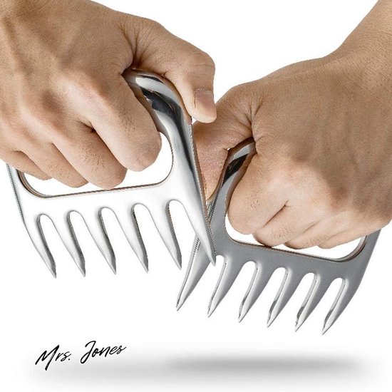 MOESTA-BBQ 19231 - Edelstahl Meat-Claws – Ideale BBQ-Claws für Pulled Pork, Beef Chicken - Bärenkrallen, Fleisch-Krallen: Tests, Infos & Preisvergleich MOESTA-BBQ 19231 - Edelstahl Meat-Claws – Ideale BBQ-Claws für Pulled Pork, Beef Chicken - Bärenkrallen, Fleisch-Krallen: Tests, Infos & Preisvergleich