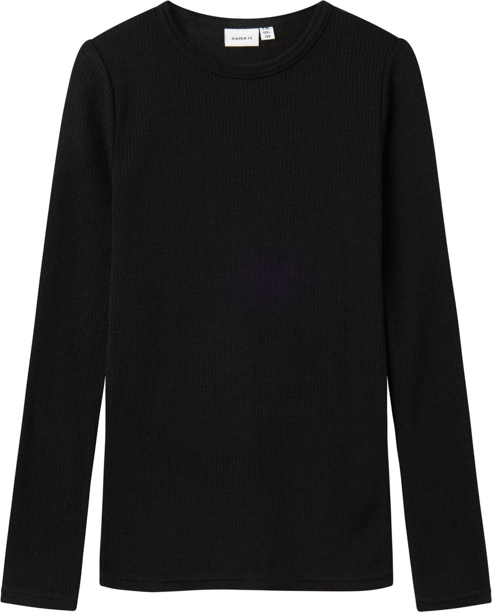 NAME IT - NKNWAX WOOL RIB LS TOP - Unisex - Lange mouwen shirts
