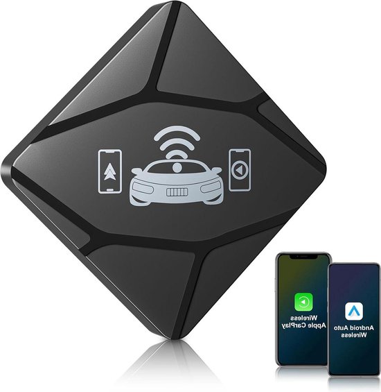 Carplay Draadloze adapter, 2025 upgrade converteert bekabelde adapter voor iPhone, Wireless Plug & Play Carplay voor auto's vanaf 2017 en voor Apple iPhone iOS 10
