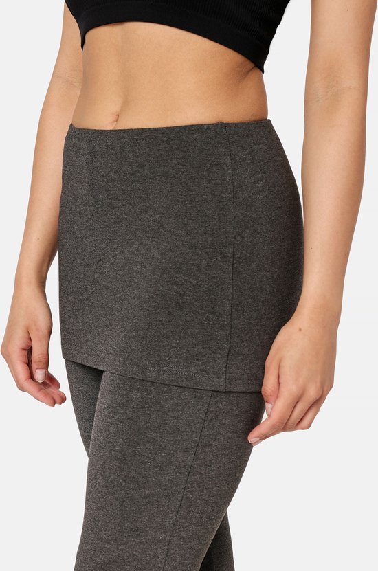 Bellivalini Dames Yogabroek - Sport - Vrijetijdsbroek - Lang - Viscose - Sportbroek - BLV-BLV50-276-YPS - Donker melange - S — afbeelding 5