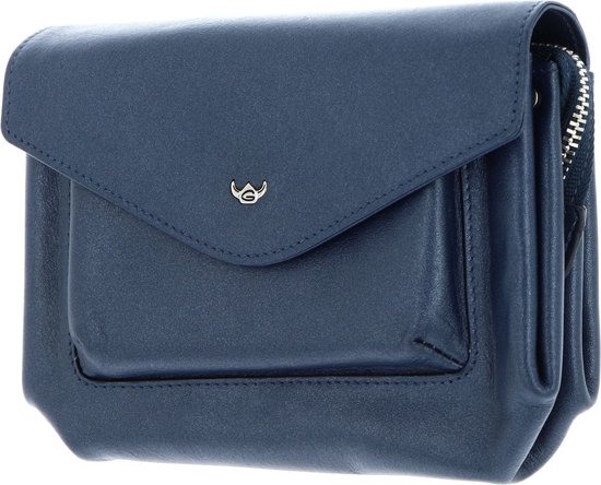 Golden Head Cuir porte-monnaie Valencia RFID Protect Börsentäschchen 2850 Saphir bleu marine