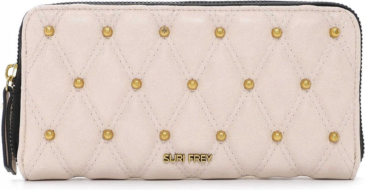SURI FREY Portemonnee Corey Zip Around Wallet Beige