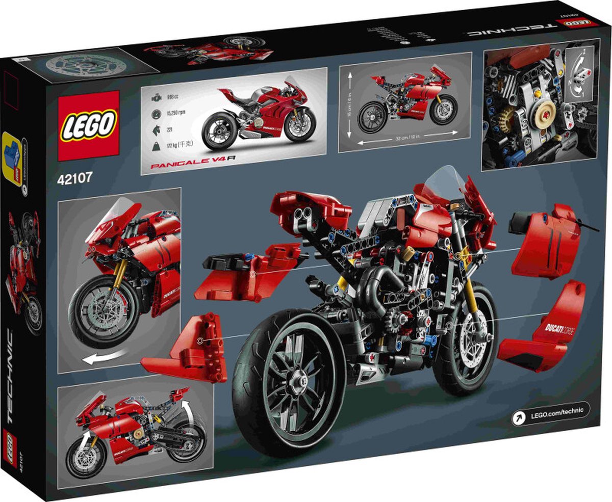 LEGO Technic Ducati Panigale V4 R 42107 — afbeelding 19