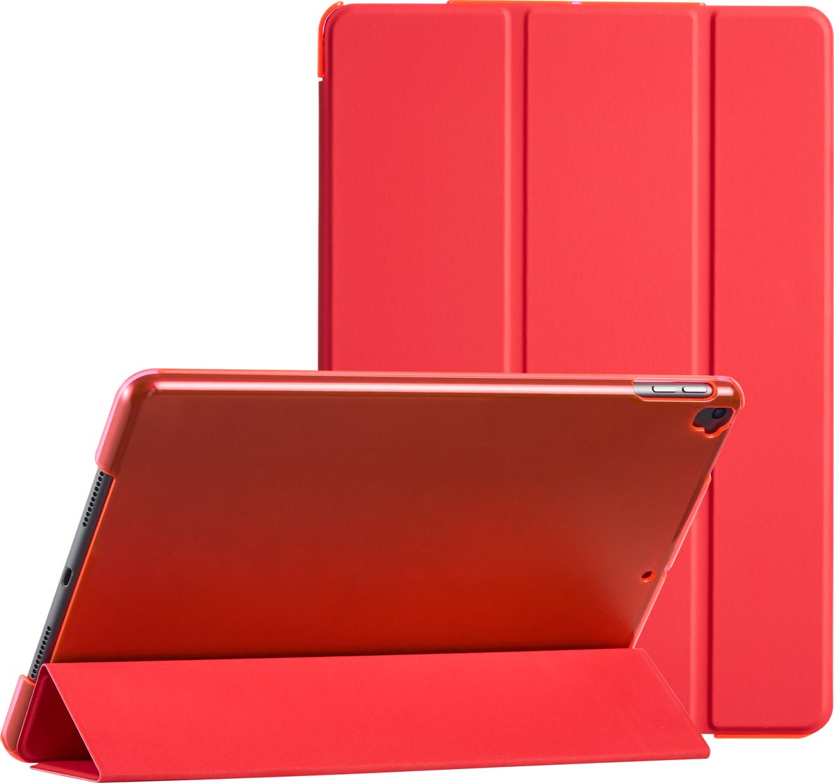YONO Hoes geschikt voor Apple iPad 9 10.2 inch - 9e Generatie - 8e - 7e - 2021 - 2020 - 2019 - Case Cover - Tablet Hoesje - Rood