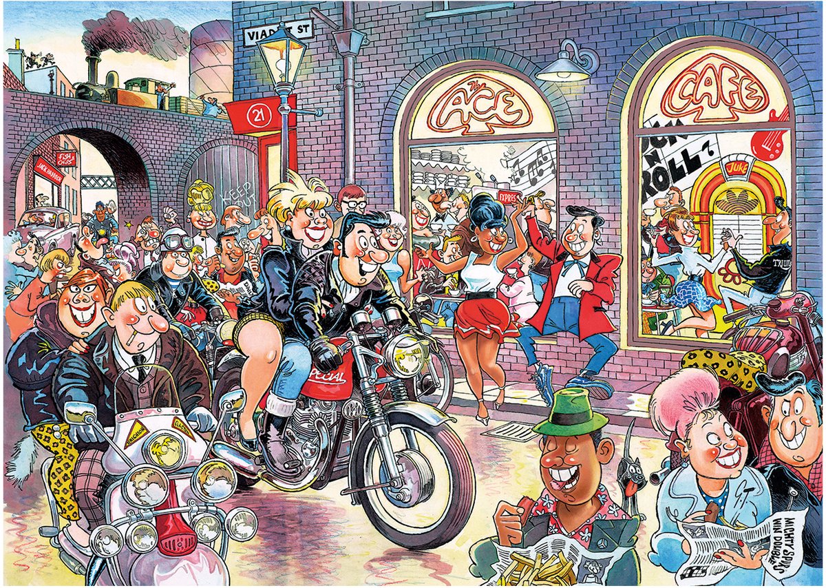 Wasgij Destiny Rock Around The Clock Puzzel - 1000 stukjes - Puzzel