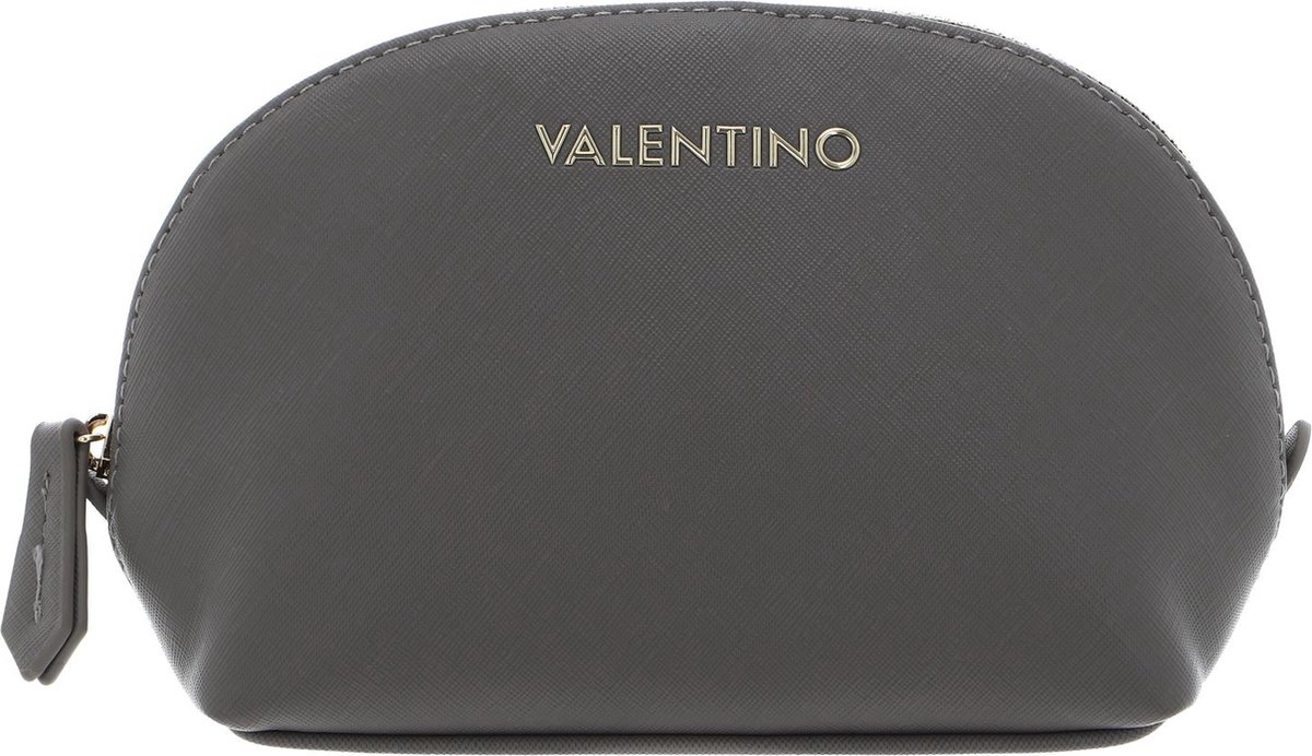 VALENTINO Toilettas Zero Re Soft Cosmetic Case Grigio Grijs