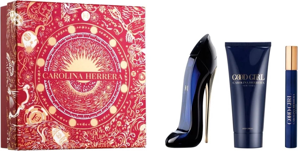 Goedkoopste Carolina Herrera Set 3 Onderdelen Eau de Parfum 80 ml EDP 10 ml Body Lotion 100 ml