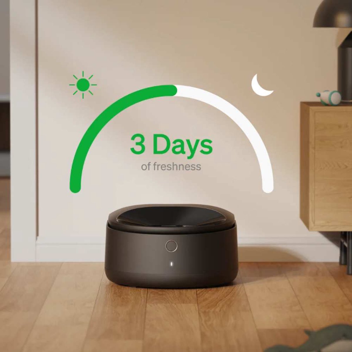 Petlibro Polar WIFI Voerdispenser 0.66L Zwart - afbeelding 2