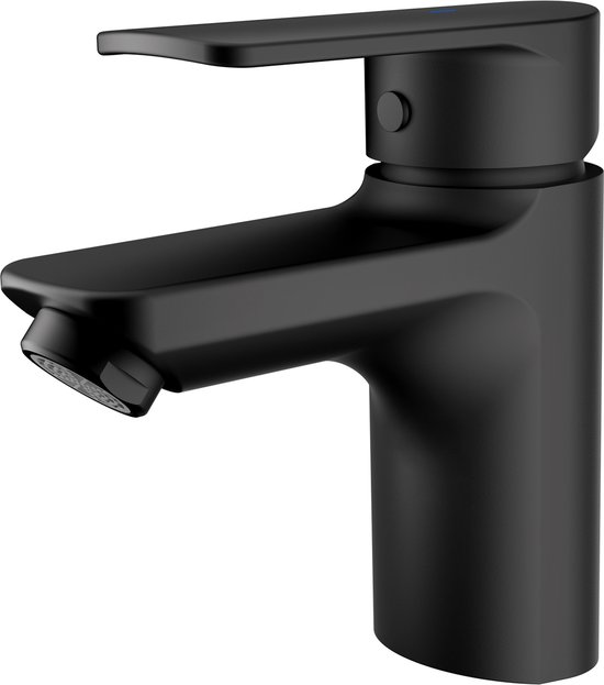 Auralum max Robinet pour Zwart Zwart - Robinet pour lavabo Zwart - Robinet de salle de bain Noir - Robinet de salle de bain Noir
