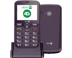Senioren Mobiele Telefoon Ontgrendeld | Sprekende Digitale Toetsen, Helder Geluid, Camera, Bluetooth, Hulpknop, Zonder Internet (Zwart)