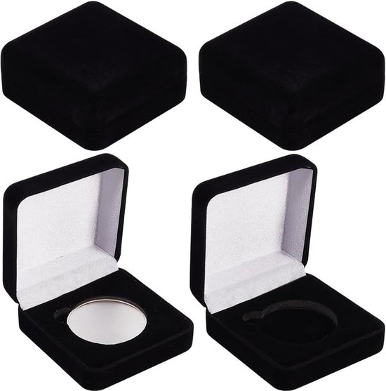 Porte Collier Coffret Bijoux Velours WRITWAA 6 Pièces - Organisateur Empilable Boite De Bijoux Velours