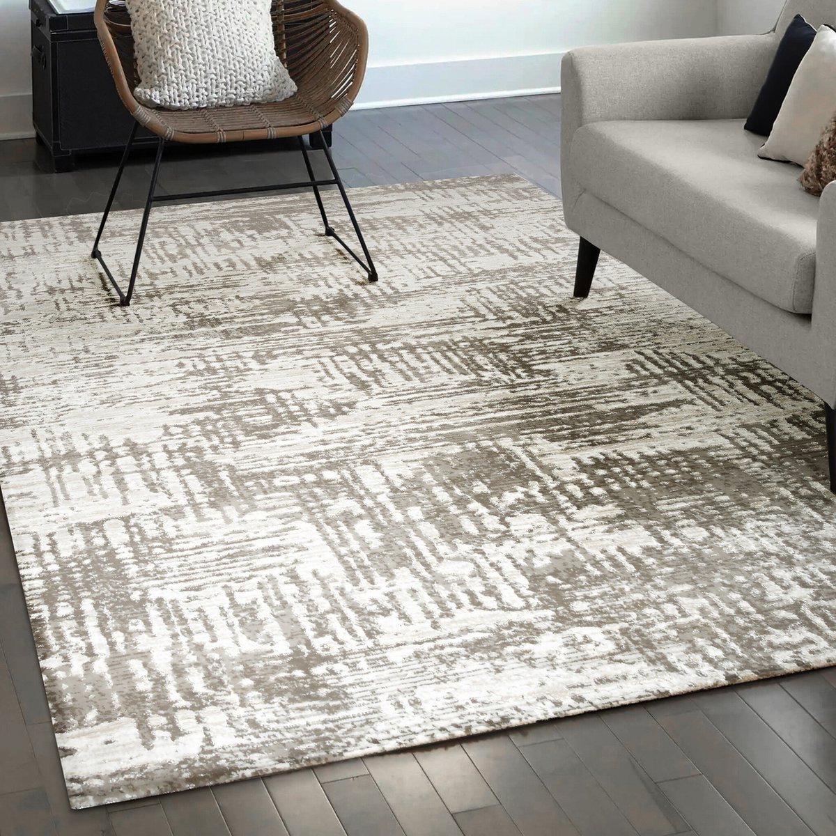 Muratap Fashion Relax Molde Laagpolig Vloerkleed Beige- 160x220 CM