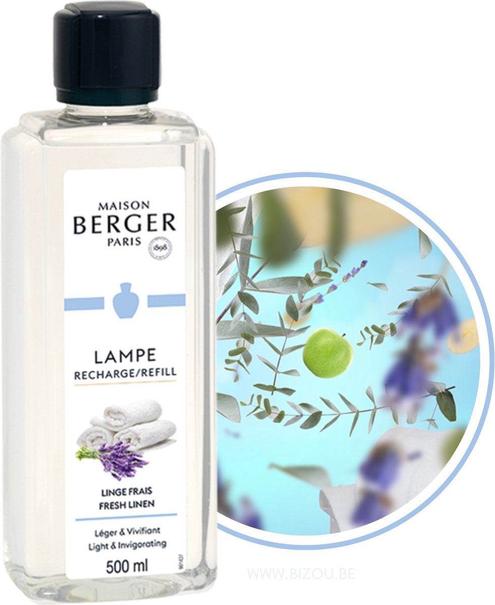 Lampe  Berger Navulling - Linge Frais – Fresh Linen 500ml