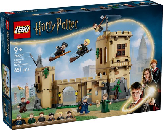 Maak je eigen LEGO Harry Potter toverstaf LEGO Harry Potter 76447 Kasteel Zweinstein: vliegles
