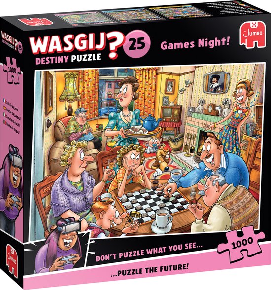 Wasgij Destiny 25 - Spelletjesavond! - 1000 stukjes puzzel - Legpuzzel