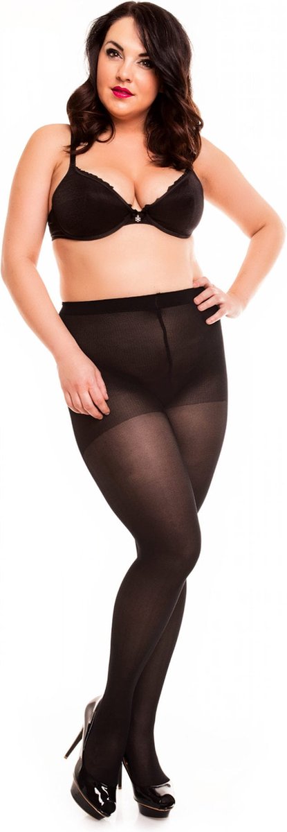 Glamory Vital 40 - panty - 40 den - maat 3XL - zwart