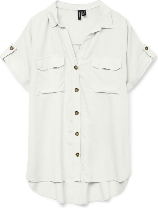 Vero Moda Bumpy Woven SS Top Dames - Maat S