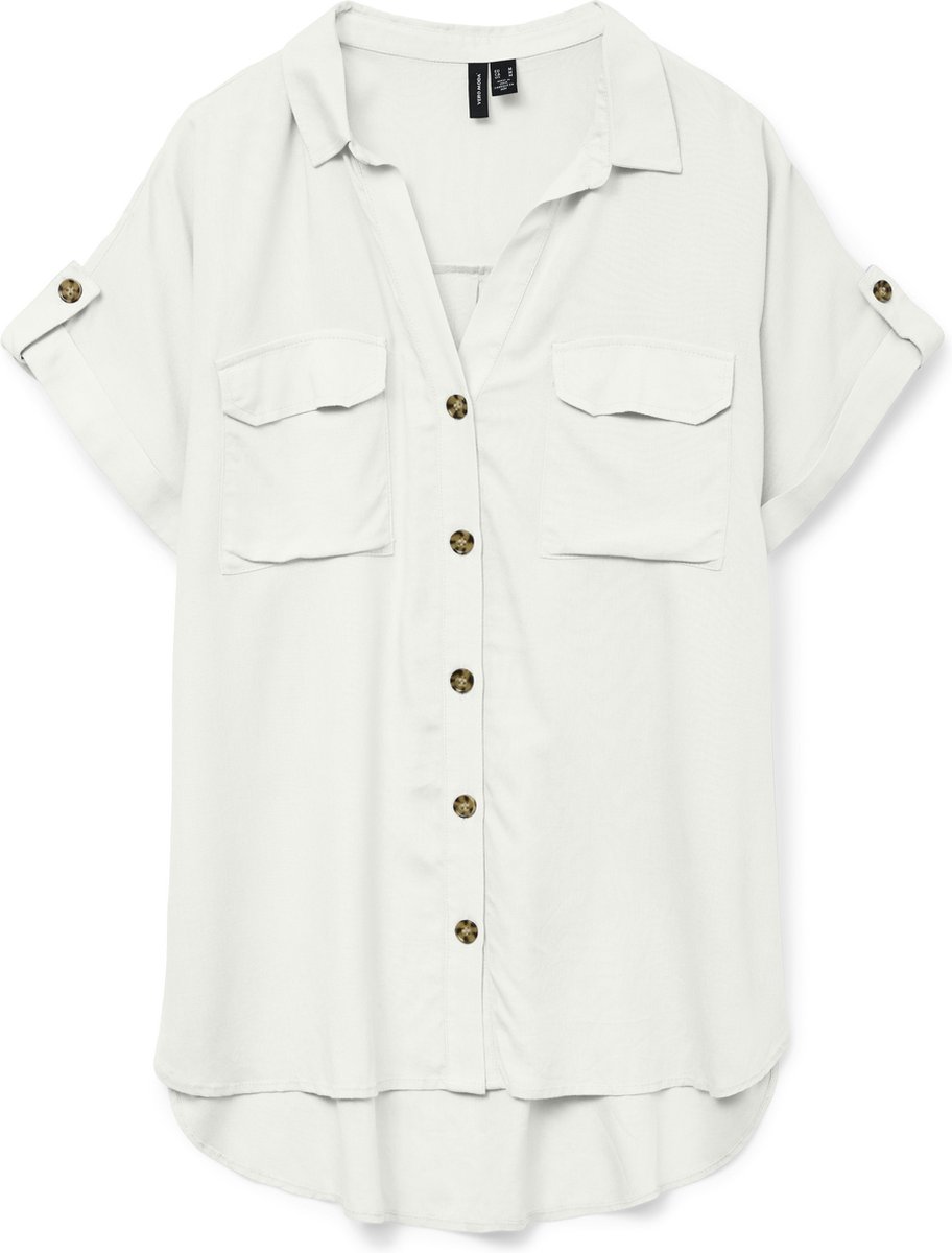 Vero Moda Bumpy Woven SS Top Dames - Maat S