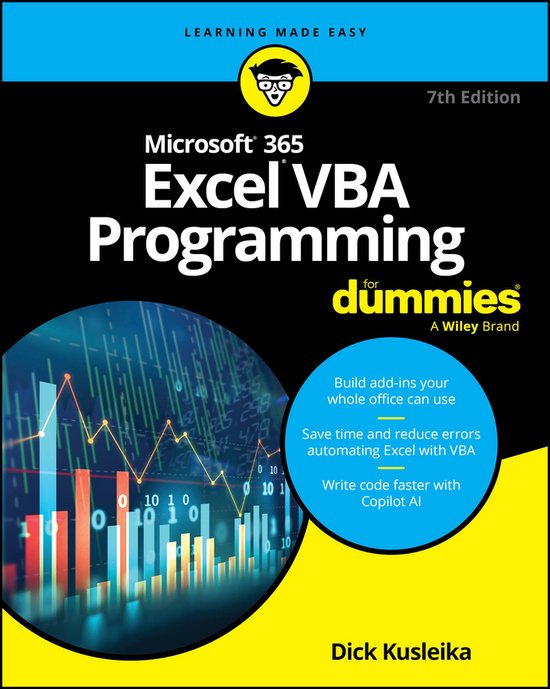 Microsoft 365 Excel VBA Programming For Dummies - cover