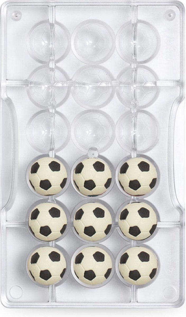 Decora Chocolade Mal - Voetbal Ã˜25mm pk/2