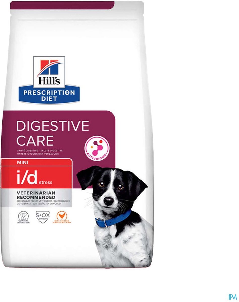 Hill's Prescription Diet i/d Stress Mini - Hondenvoer - Kip - 3 kg - Voor Kleine Rassen - Ondersteuning bij Stress & Spijsvertering thumbnail 2
