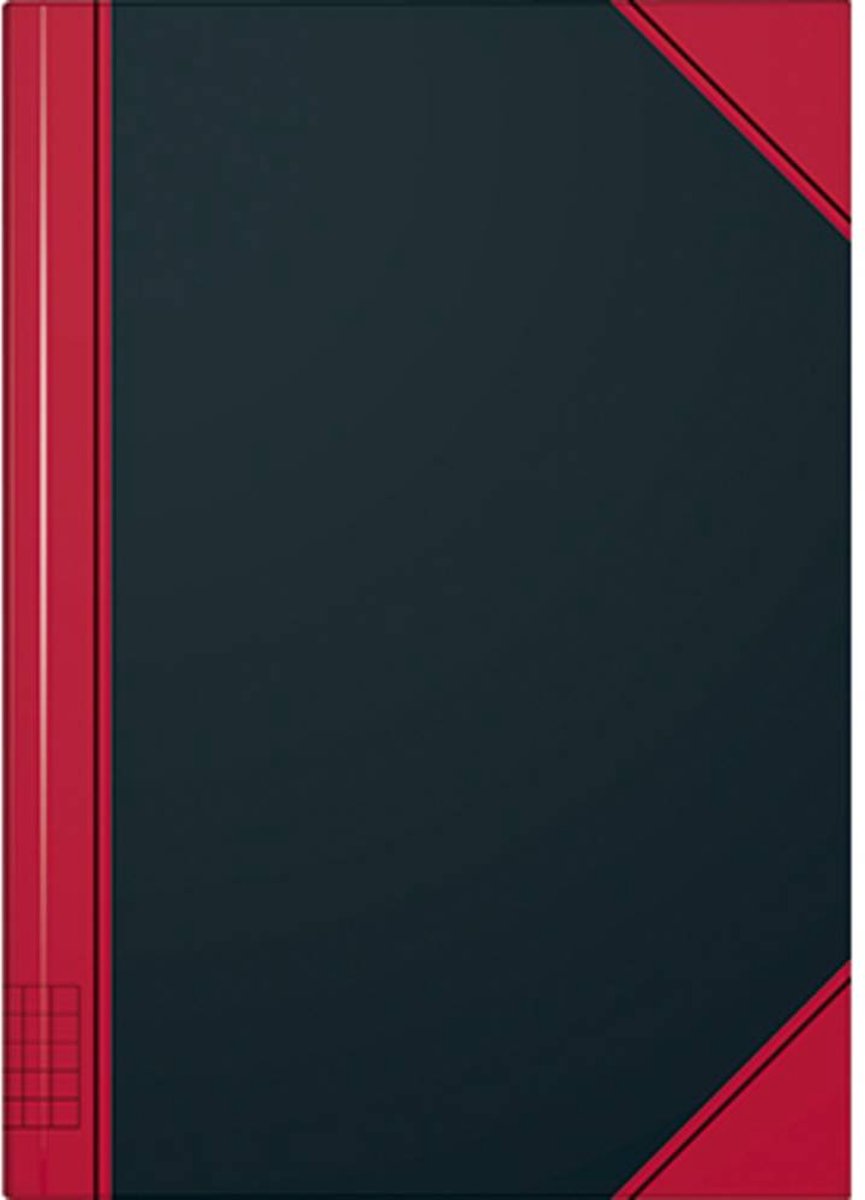 König & Ebhardt Kladde 865524301 Notitieboek Geruit Zwart-rood Aantal pagina's: 96 DIN A5