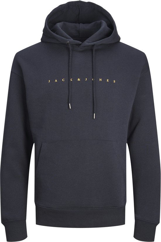 JACK&JONES JJESTAR JJ SWEAT HOOD Blauw Taille EU4XL US2XL Plussize