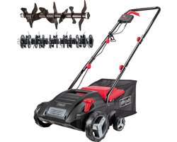 Scheppach Elektrische Verticuteermachine & Beluchter SC32 - 1500W - 32cm werkbreedte en tot 12mm werkdiepte - voor gazons tot 500m²
