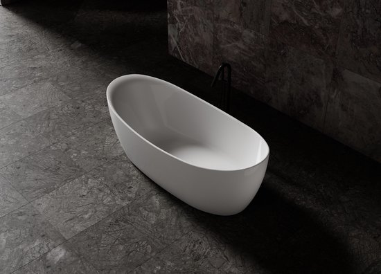 Bain Autoportante - Wit Mat - 170x80x63cm - Acryl