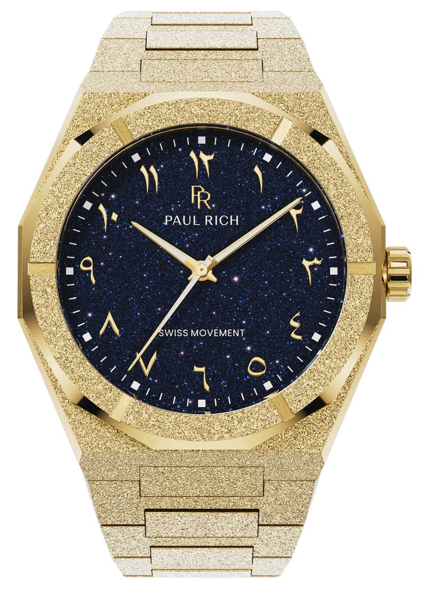 Paul Rich Frosted Star Dust II Desert Gold FARAB202 horloge