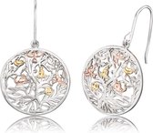 Engelsrufer Oorbellen ERE-TREE-TRICO - Tricolor verguld sterling zilver