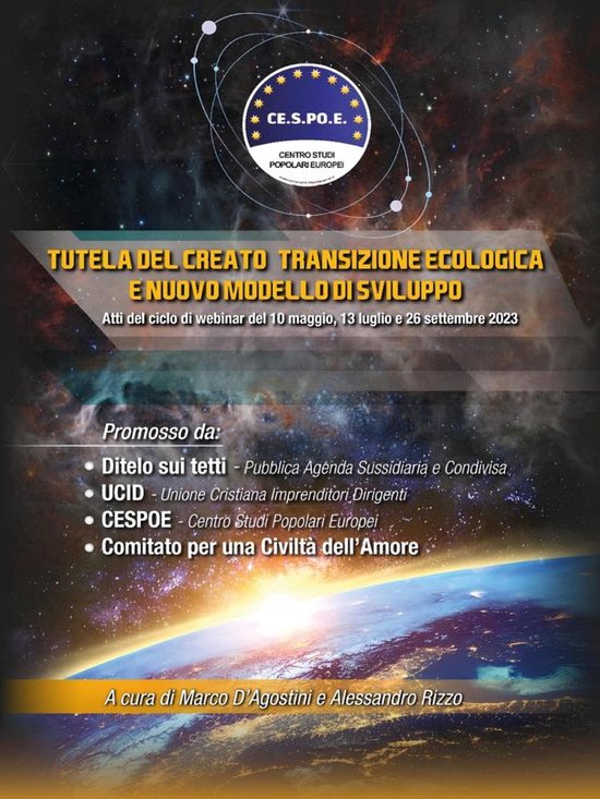 Tutela del Creato, Transizione Ecologica e Nuovo Modello di  ... - cover