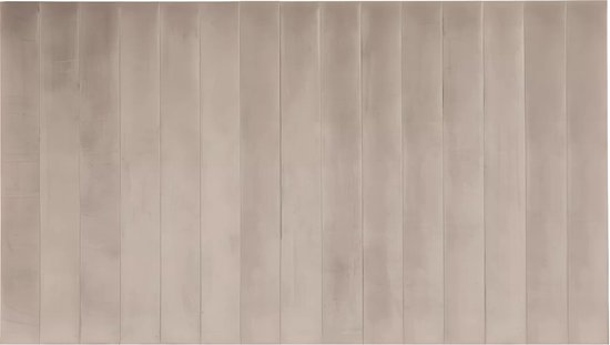 Tête De Lit Murale BARTEL - 20 Panneaux Velours Beige - 200 X 120 Cm - Modulable, Pose Adhésive - Pascal Morabito