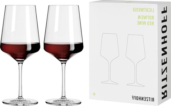 RITZENHOFF 6311002 wittewijnglas 300 ml - serie Glanslicht - 6 stuks in geschenkset - chique modern - Made in Germany
