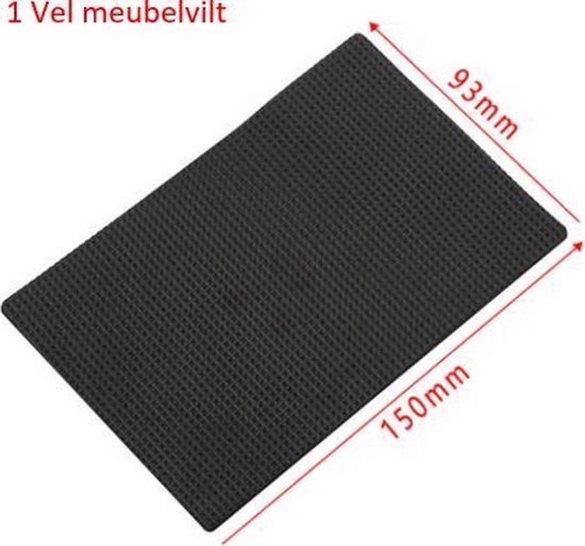Knaak Zelfklevend Meubelvilt - Meubelonderzetters Tegen Krassen - Plakvilt Op Vel - Snijbaar - 1 Vel