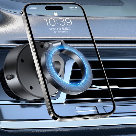 Support magnétique pour smartphone - Surface adhésive Universal - Rotatif à 360°