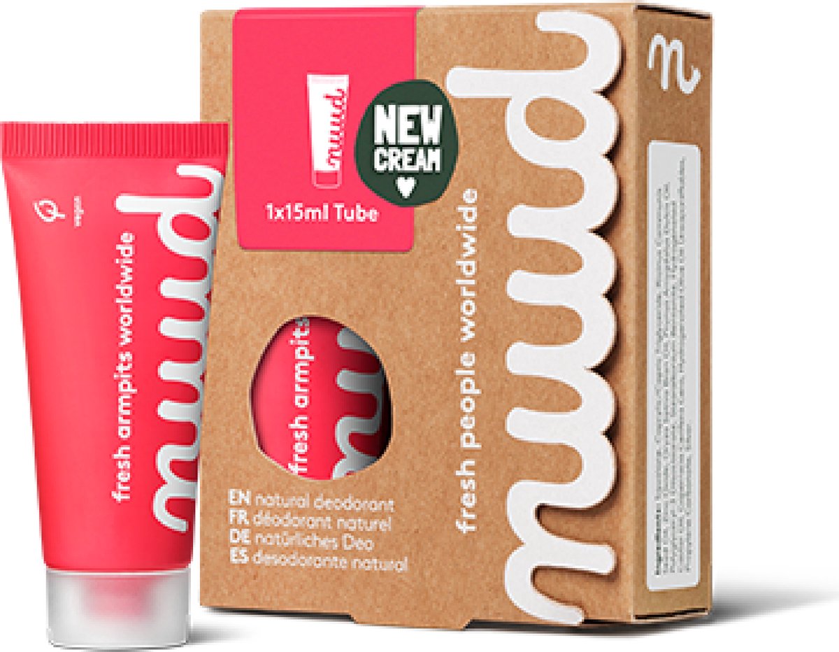 Goedkoopste nuud Starter Pack | nieuwe crème | 1 x 15ml | 100 natuurlijke, vegan crème deo
