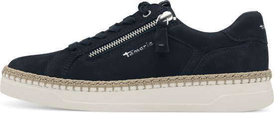 Tamaris Pure Relax Dames Sneakers - NAVY NUBUC - Maat 41