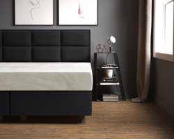 Sleeptime Hoeslaken Velvet - 180x200 - Super Zacht - Creme