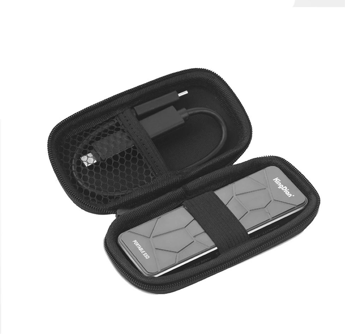 DrPhone KD PRO Externe SSD 500GB – USB 3.0 Externe Opslag + USB C Adapter – Tot 388MB/s – Compatibel met PS5 voor Game Opslag – Laptop / PC / Console – foto 3