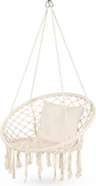 Outtec® Hangstoel XXL met Kussen - tot 150 kg - Binnen & Buiten - Hangmand, Schommel voor Tuin, Terras, Balkon - Boho