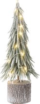 J-Line sapin De Noel A+Led Artificiel Neige Vert Medium