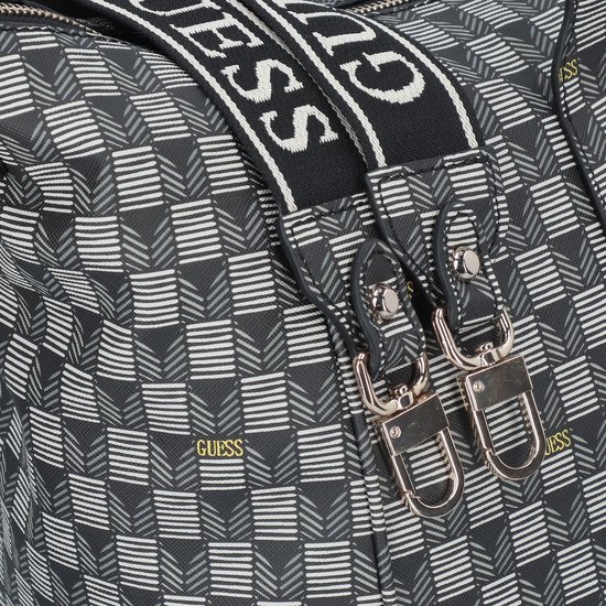 Sac Fourre-tout GUESS G Wave Carryon - Grand Modèle Femme, Logo Noir, Taille Unique