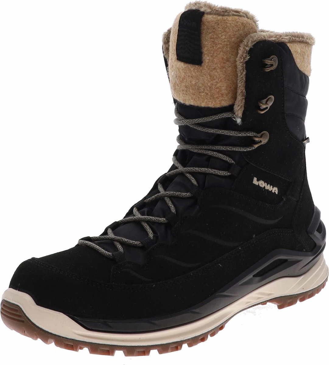 Calceta Evo GTX Ws Dames Champagne Wandelschoen Zwart