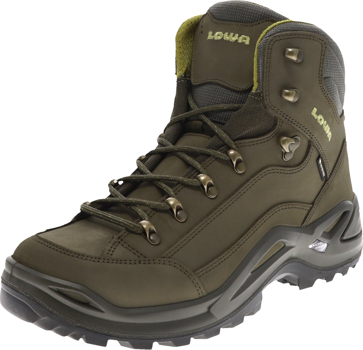 RENEGADE GTX MID Mosterd Heren wandelschoenen Groen