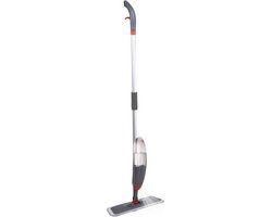 Dirt Devil Dweil met Sprayfunctie - 360° Roterende Dweil - Incl. Dweildoek - Hervulbare Fles 640ML - Voor Nat en Droog Gebruik - Kunststof - Grijs