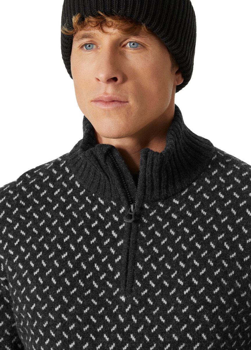 Helly Hansen Arctic Icelander 1/2 Zip Trui Heren Sweater Ebony Zwart