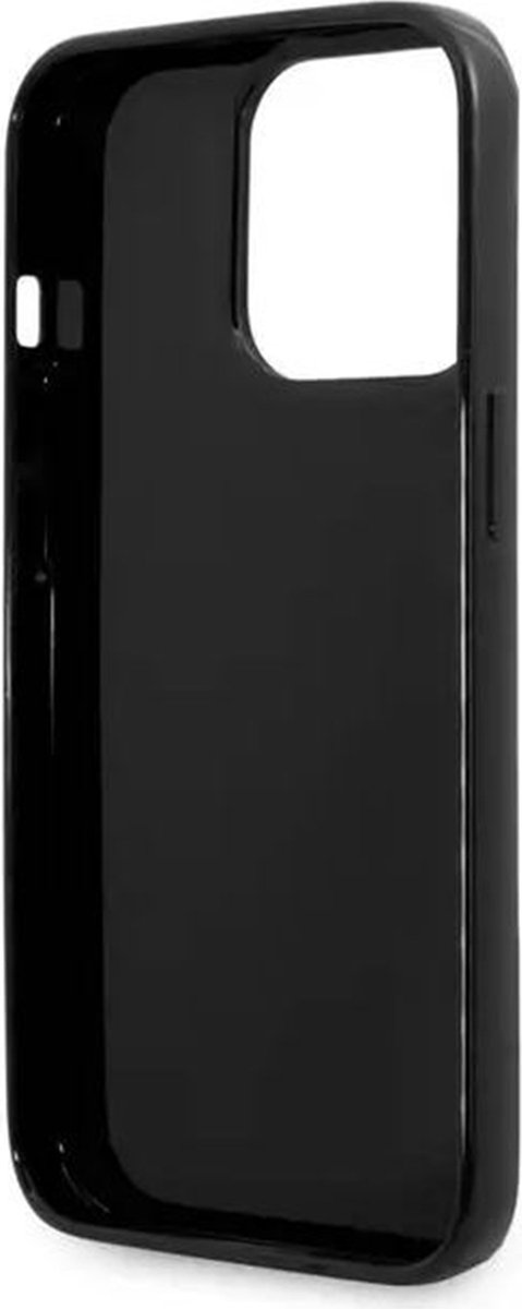 U.S. Polo Horses Logo TPU Back Cover - Geschikt voor Apple iPhone 13 Pro (6.1") - Zwart