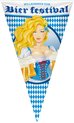 Folat - Oktober bier festival bierpullen mega vlag - 90 cm x 150 cm